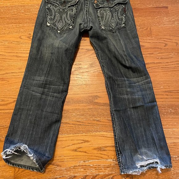 MEK Mens Distressed Jeans, 31 x 32 - Picture 4 of 5